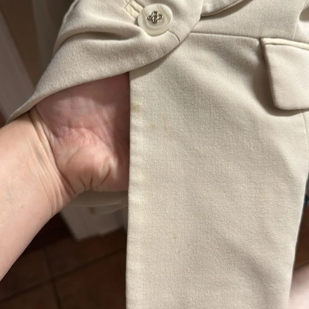 Antonio Melani Cream Tuxedo  Blazer size 4